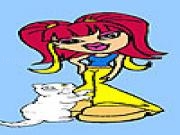 Jouer à Lily and cat coloring