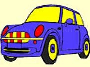 Jouer à Blue cute car coloring