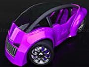 Jouer à Futuristic pink car puzzle