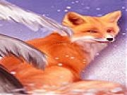 Jouer à Fox in the snow slide puzzle