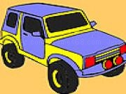 Jouer à Grand mountain jeep coloring