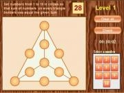 Jouer à Magic pyramid - math puzzle