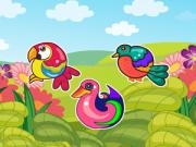 Jouer à Bright birds matching