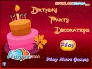 Jouer à Birthday party decoration