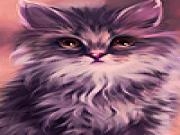 Jouer à Purple home kitty puzzle