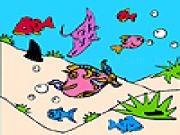 Jouer à Fishes in the sea coloring
