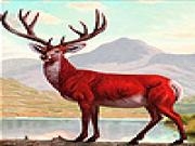 Jouer &agrave; Red mountain deer slide puzzle