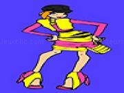 Jouer &agrave; City rocker girl coloring