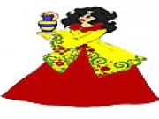 Jouer à Beautiful lady and gift coloring
