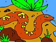 Jouer à Snake on the land coloring