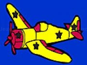 Jouer à Black star airplane coloring