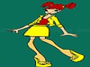 Jouer &agrave; Funny lily at the party coloring