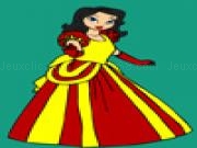 Jouer &agrave; Dancer girl in the prom coloring