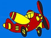 Jouer à Fast little plane coloring