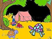 Jouer à Campfire and turtles coloring