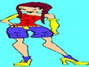 Jouer &agrave; Young girl in the summer coloring