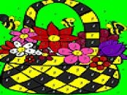 Jouer à Honey bees coloring