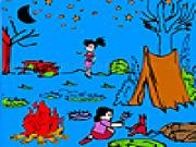 Jouer à Camping night and friends coloring