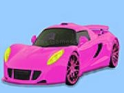 Jouer à Pink gorgeous car coloring