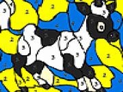 Jouer à Black spotted cow coloring