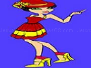 Jouer &agrave; Girl wearing hat coloring