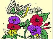 Jouer à Butterfly garden coloring