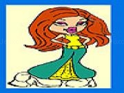 Jouer à Long skirt girl coloring
