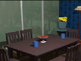 Jouer à Blue dining room escape