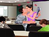 Jouer &agrave; Teacher kissing