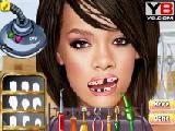 Jouer à Rihanna at the dentist
