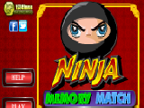 Jouer à Ninja memory match