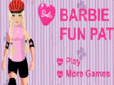 Jouer à Barbie fun patin