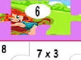 Jouer à Girls math puzzle