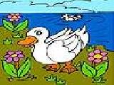 Jouer à Two ducks in the river coloring