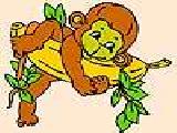 Jouer à Monkey and banana coloring