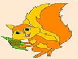 Jouer à Sweet squirrel coloring