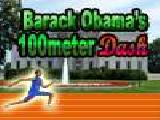 Jouer à Barack obamas 100meter dash