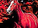 Jouer à Red flame horse puzzle