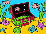 Jouer à Little fishes in the box coloring