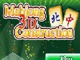 Jouer à Mahjong 3d construction