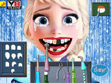Jouer à Elsa dentist care