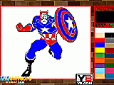 Jouer à Captain american coloring