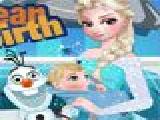 Jouer à Elsa caesarean birth