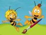Jouer à Maya the bee coloring