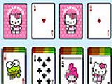 Jouer à Hello kitty solitaire