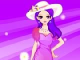 Jouer à Elegant purple girl makeover