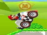 Jouer à Mario mini car drive