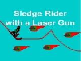 Jouer à Sledge rider with a laser gun