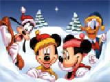 Jouer à Disney, mickey mouse christmas jigsaw puzzle