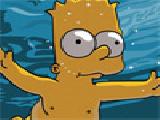 Jouer à Bart simpson nirvana puzzle